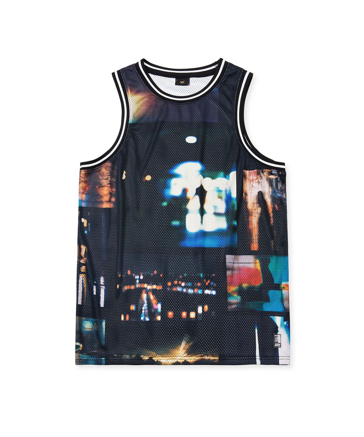 브라운브레스(BROWNBREATH) TRACE BASKETBALL SLEEVELESS - BLACK