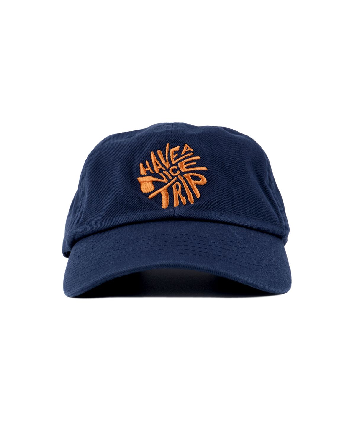 헬로 선라이즈(HELLO SUNRISE) HNT Swirl Logo Ball Cap_Deep Blue