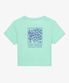 NT7UR32E 여성 플로렛 반팔 티셔츠_PISTACHIO GREEN