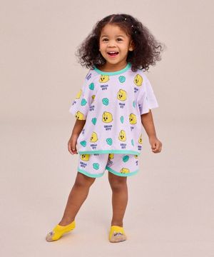 트로피컬헐랭실내복 퍼플