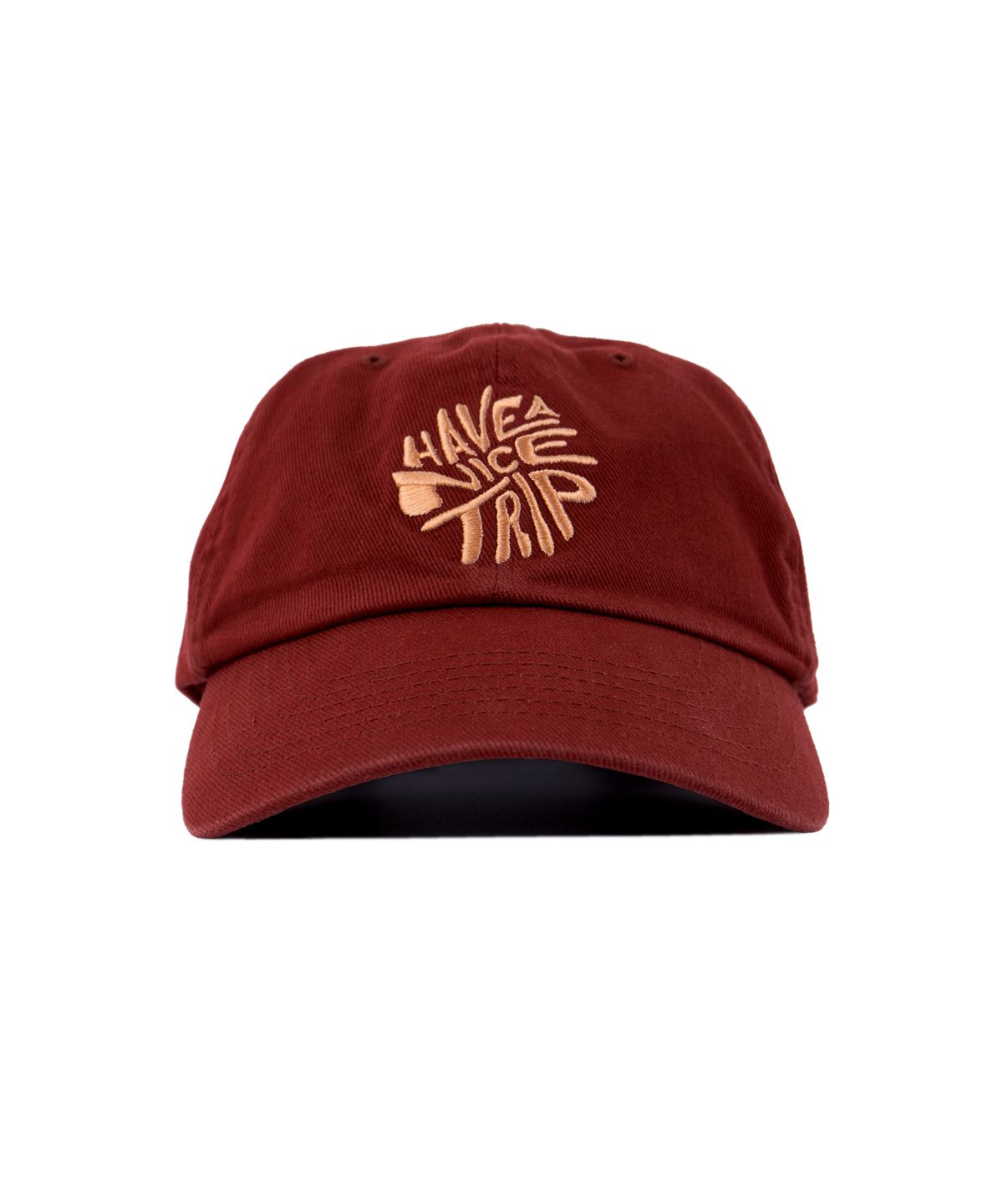 헬로 선라이즈(HELLO SUNRISE) HNT Swirl Logo Ball Cap_Red