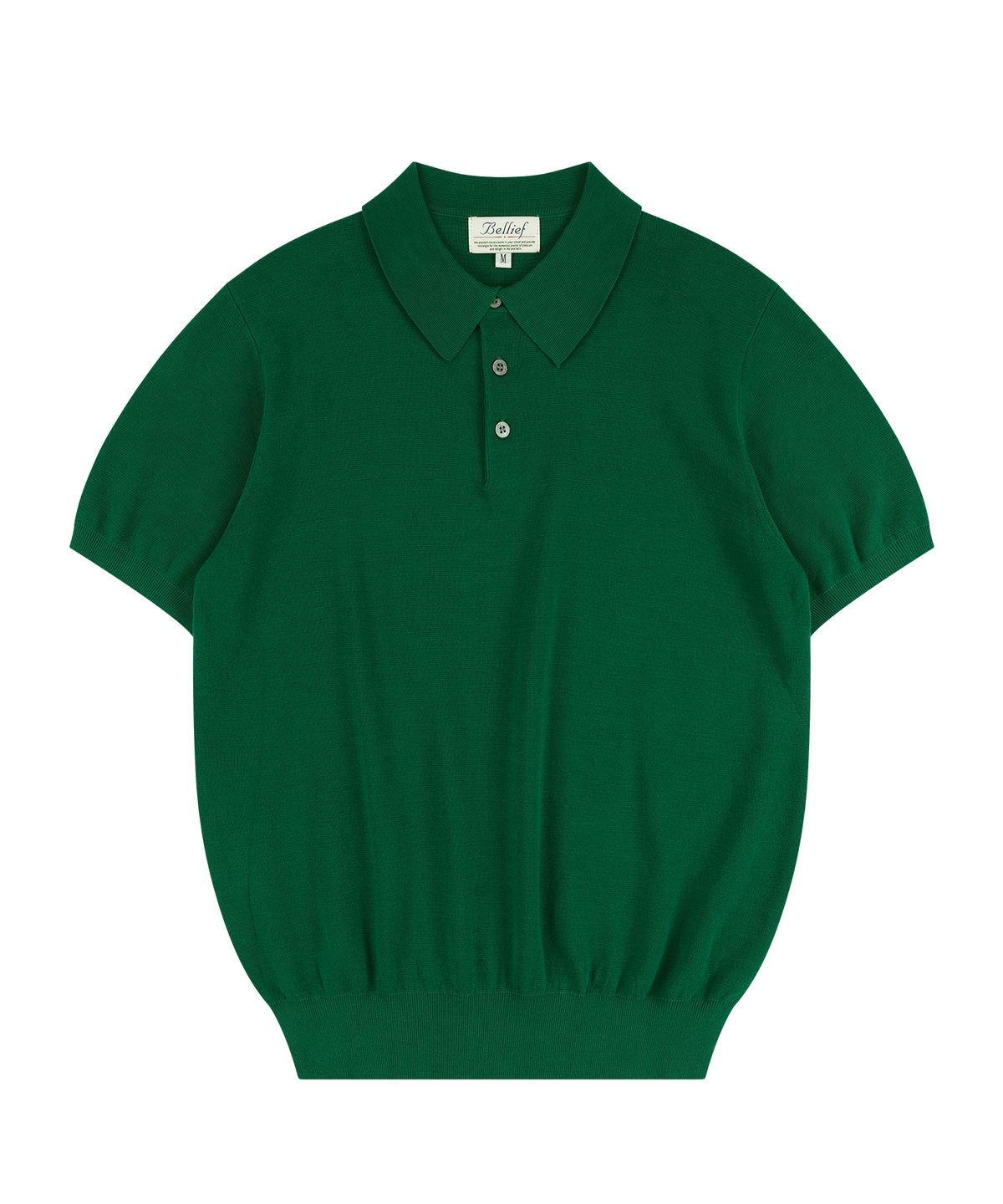 벨리프(BELLIEF) Essential Comfort Short Sleeve Polo Knit (Green)