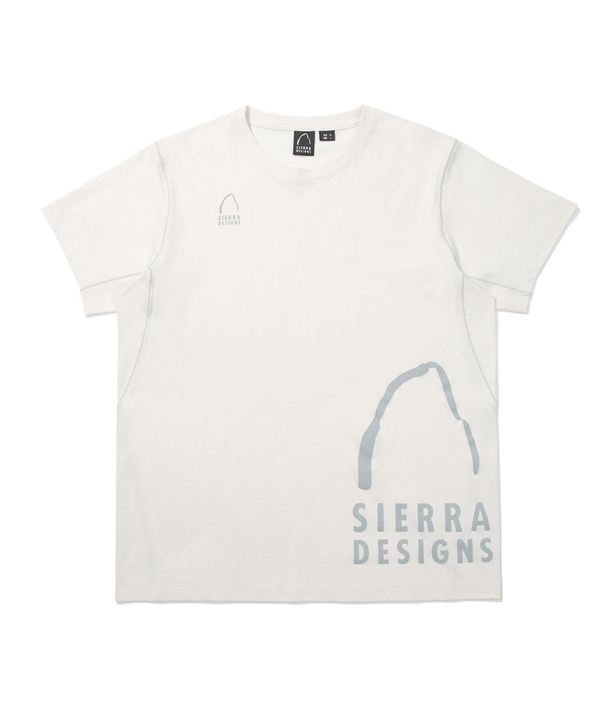 시에라디자인(SIERRA DESIGNS) 하프돔 칠라이트(CHILL-LITE) 반팔티셔츠 IVORY