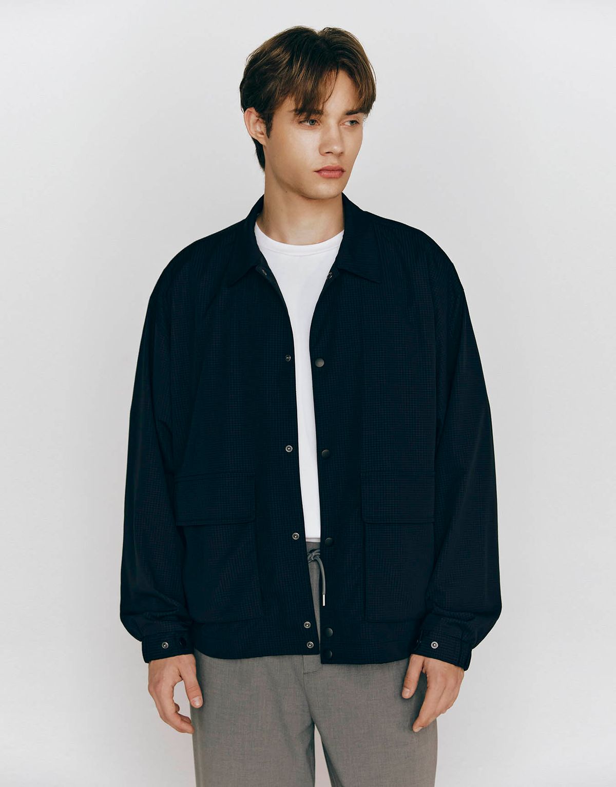 컨셉원(CONCEPTS1ONE) 나일론 릴렉스핏 셔츠 자켓 10075525/075525 [2color]