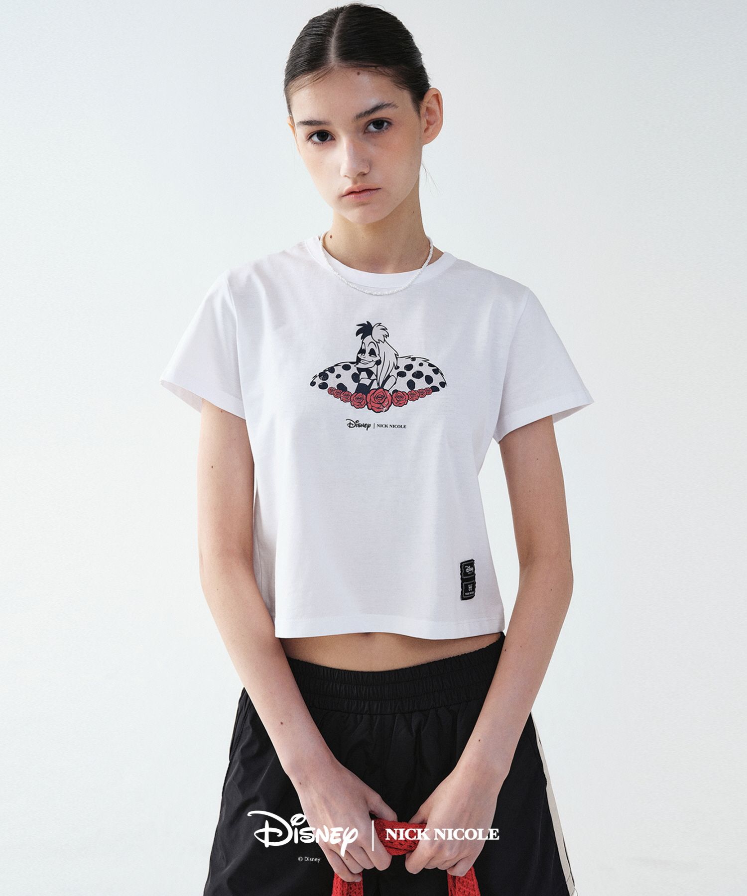 【NICK&NICOLE】 DISNEY ROSE CRUELLA PRINTING TOP / 追跡付 MUSINSA | NICK&NICOLE DISNEY ROSE CRUELLA PRINTING TOP_BLACK