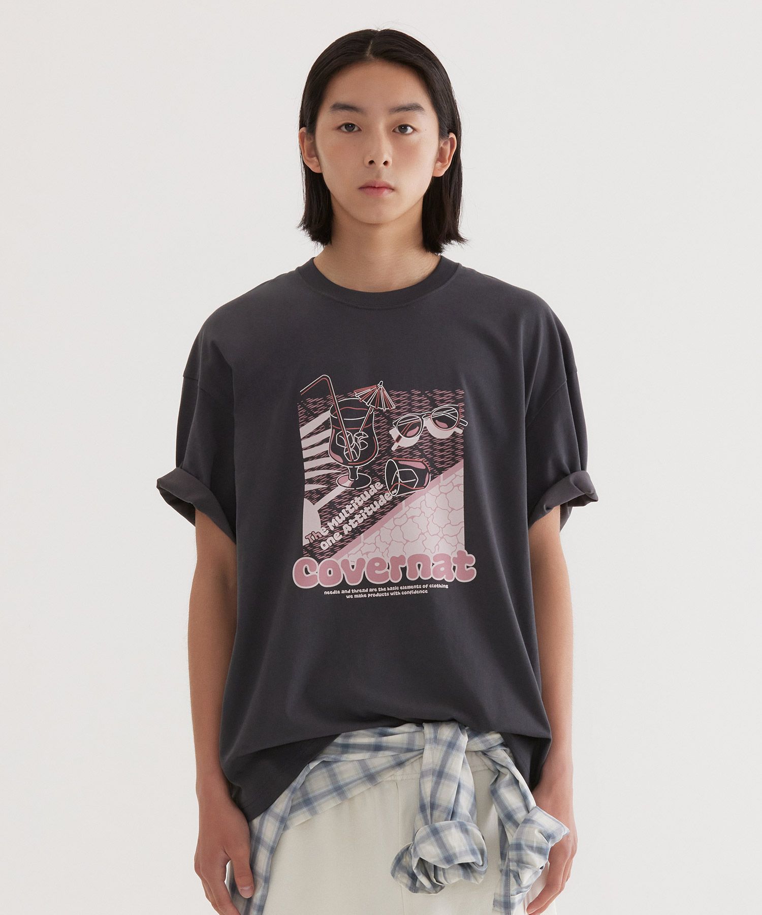 Tシャツ・カットソー COVERNAT Surfing Motion Graphic T-Shirt Black MUSINSA | COVERNAT Authentic Logo T-Shirt Black