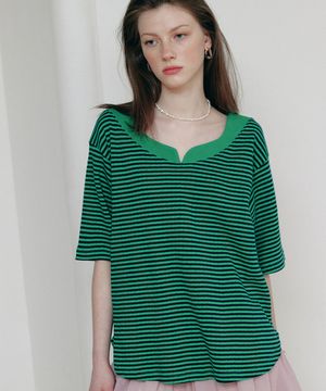 웨이브 탑_그린