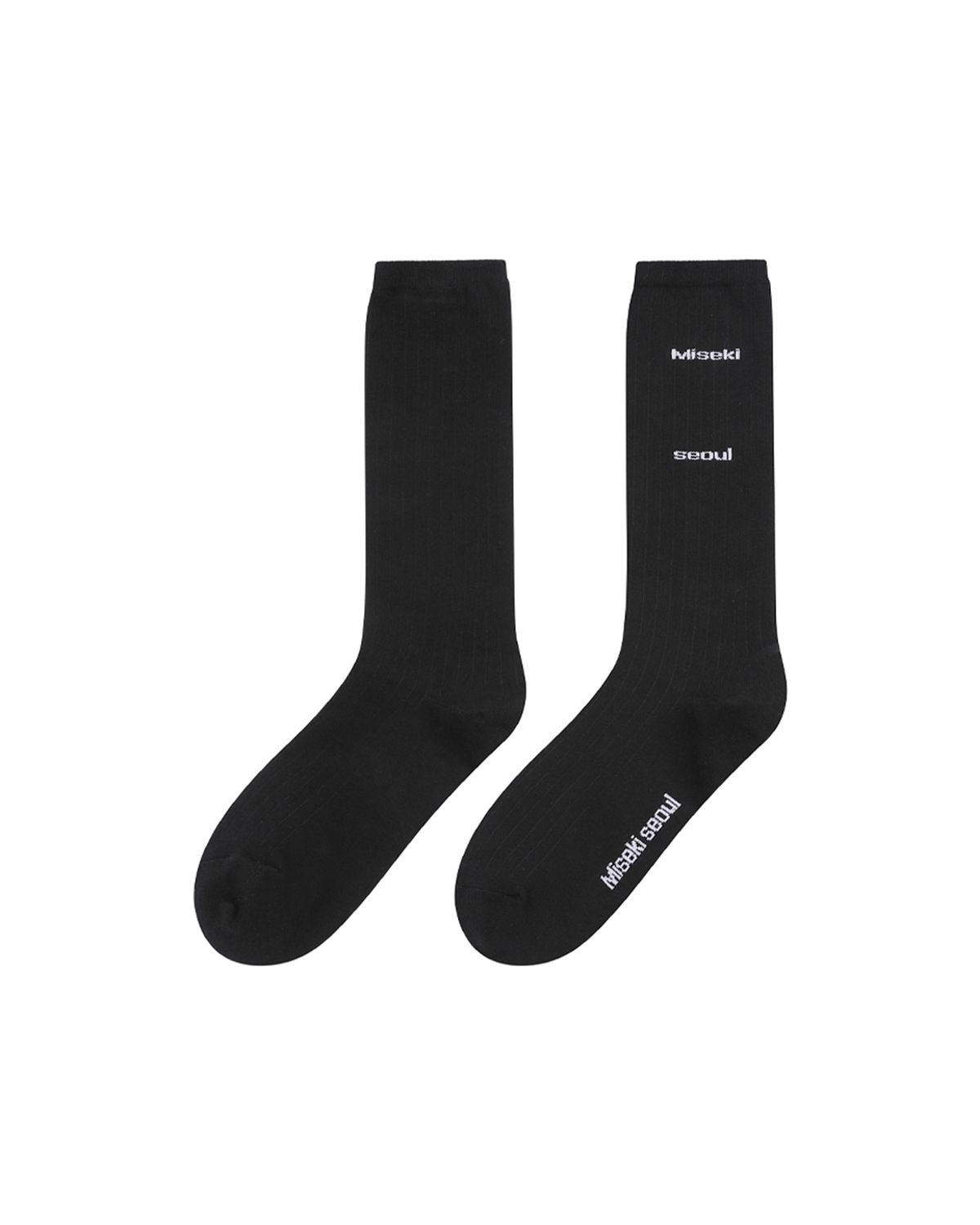 미세키서울(MISEKI SEOUL) Misekiseoul classic socks BLACK