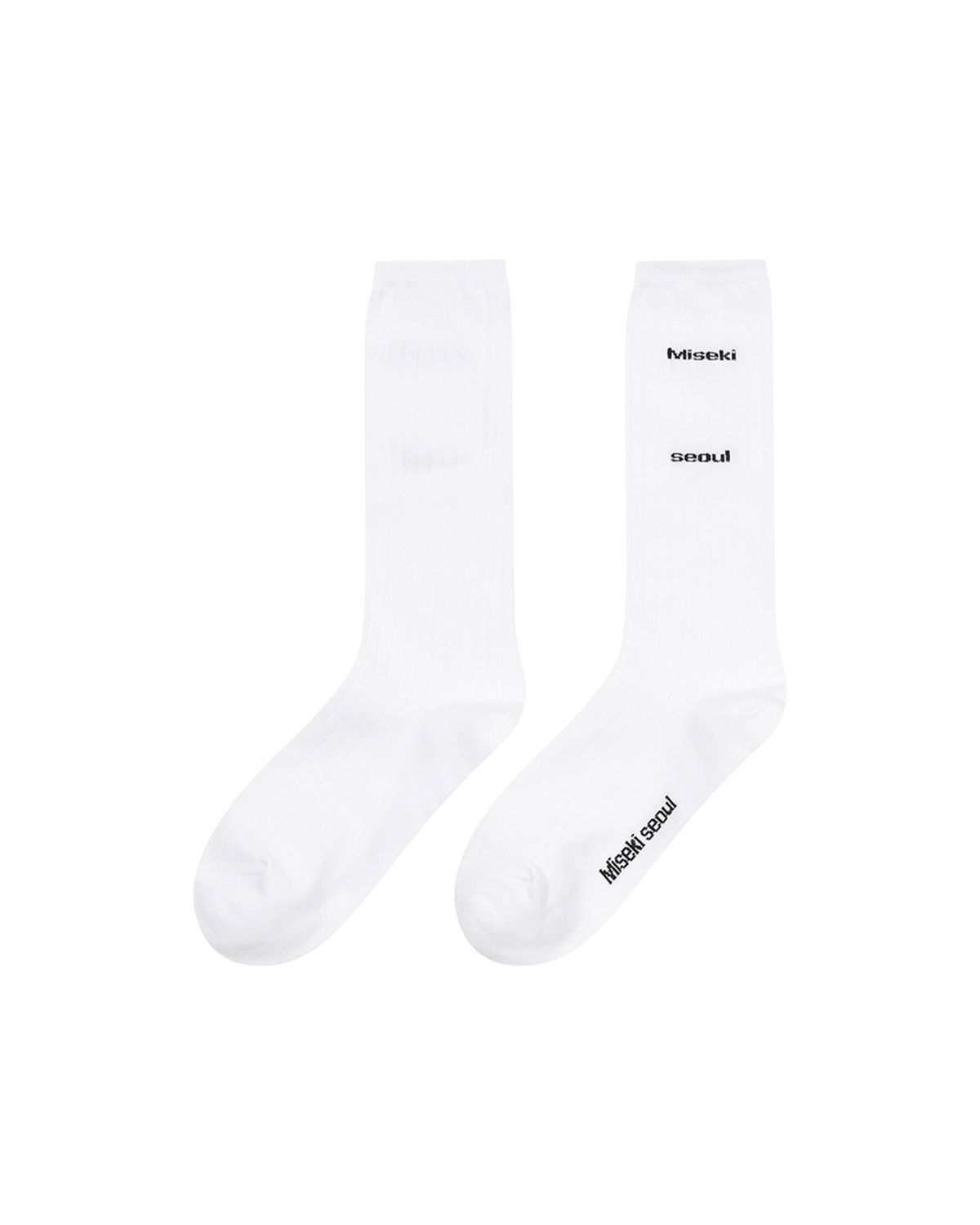 미세키서울(MISEKI SEOUL) Misekiseoul classic socks WHITE