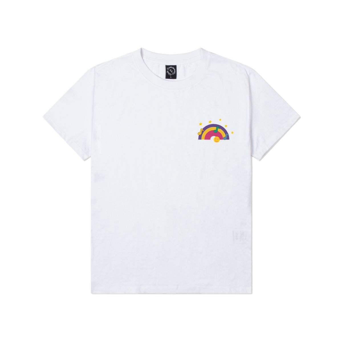 커뮤니티클럽(COMMUNITY CLUB) RAINBOW TEE White