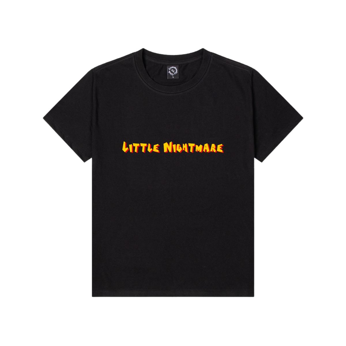 커뮤니티클럽(COMMUNITY CLUB) NIGHTMARE TEE Black