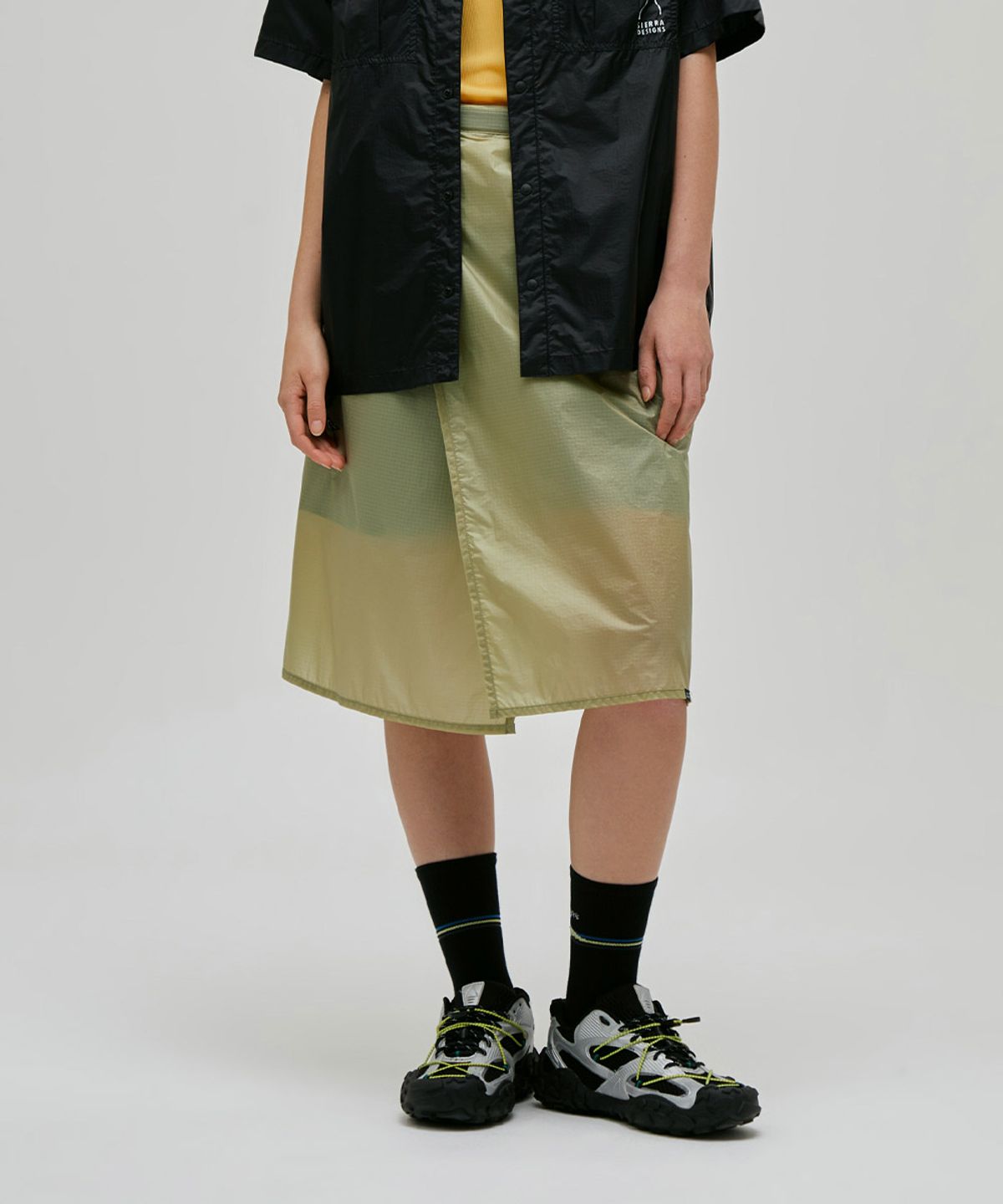 시에라디자인(SIERRA DESIGNS) W) 마가타 초경량 랩 스커트 BEIGE
