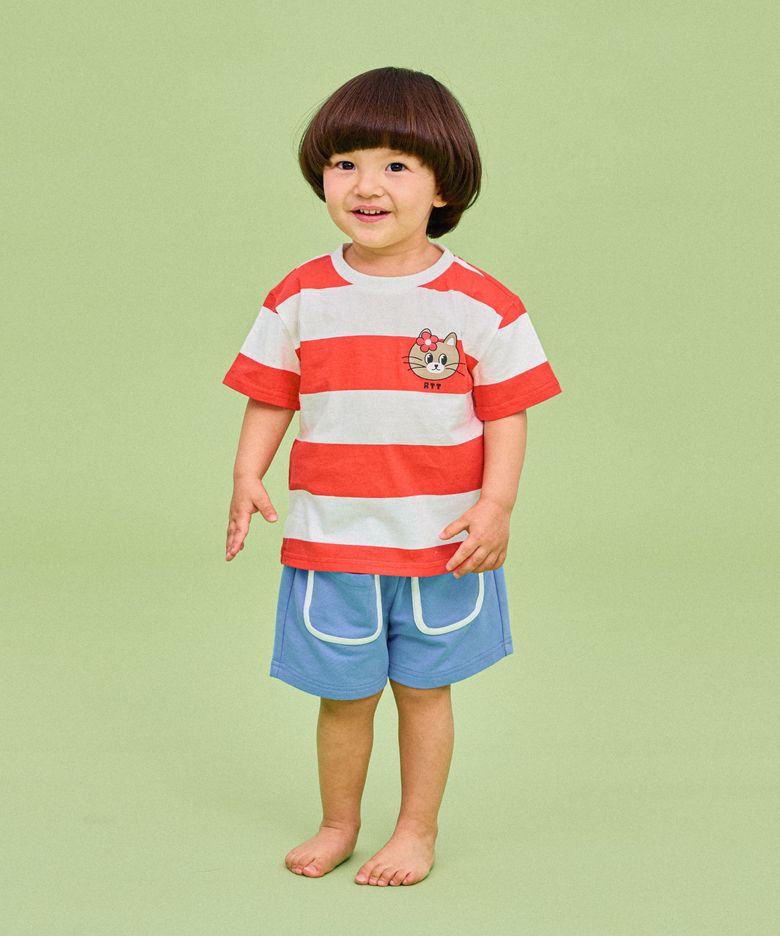 트로피컬ST티셔츠 레드