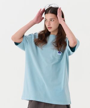 다잉 포켓 아스킨 티셔츠 피그먼트 블루