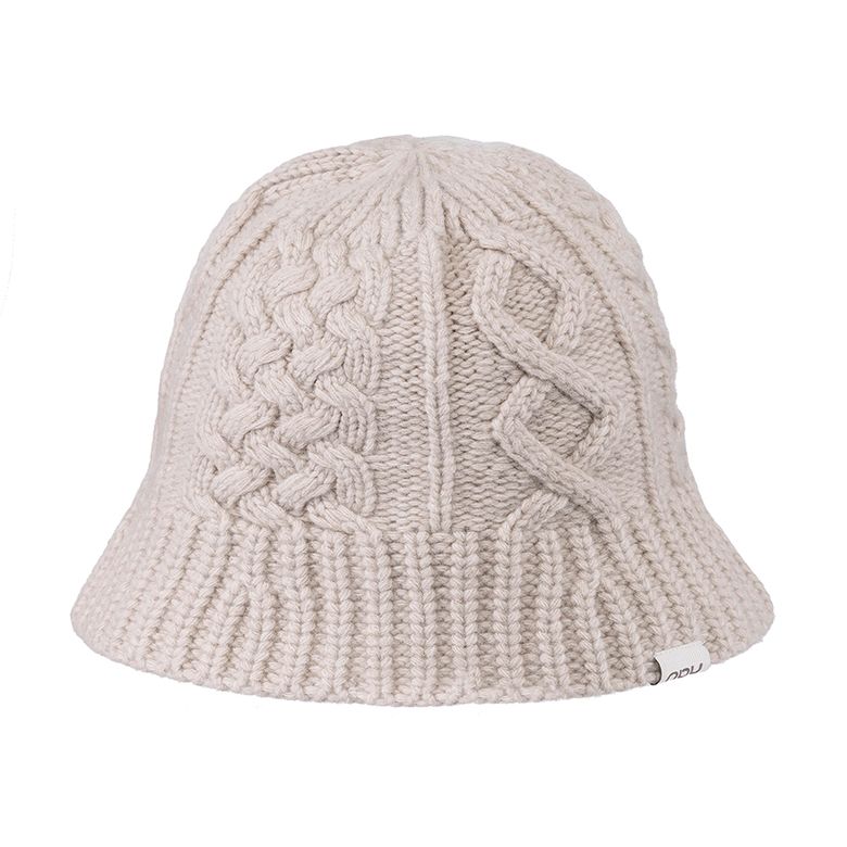 니트 버킷 햇 R Beige Melange