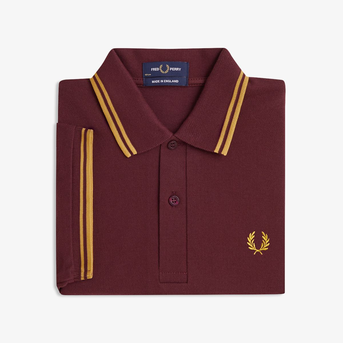 프레드페리(FRED PERRY) [M12] 트윈 팁 프레드페리 셔츠 - 옥스블러드/허니콤 AFPM2510012-Y89 Made In England