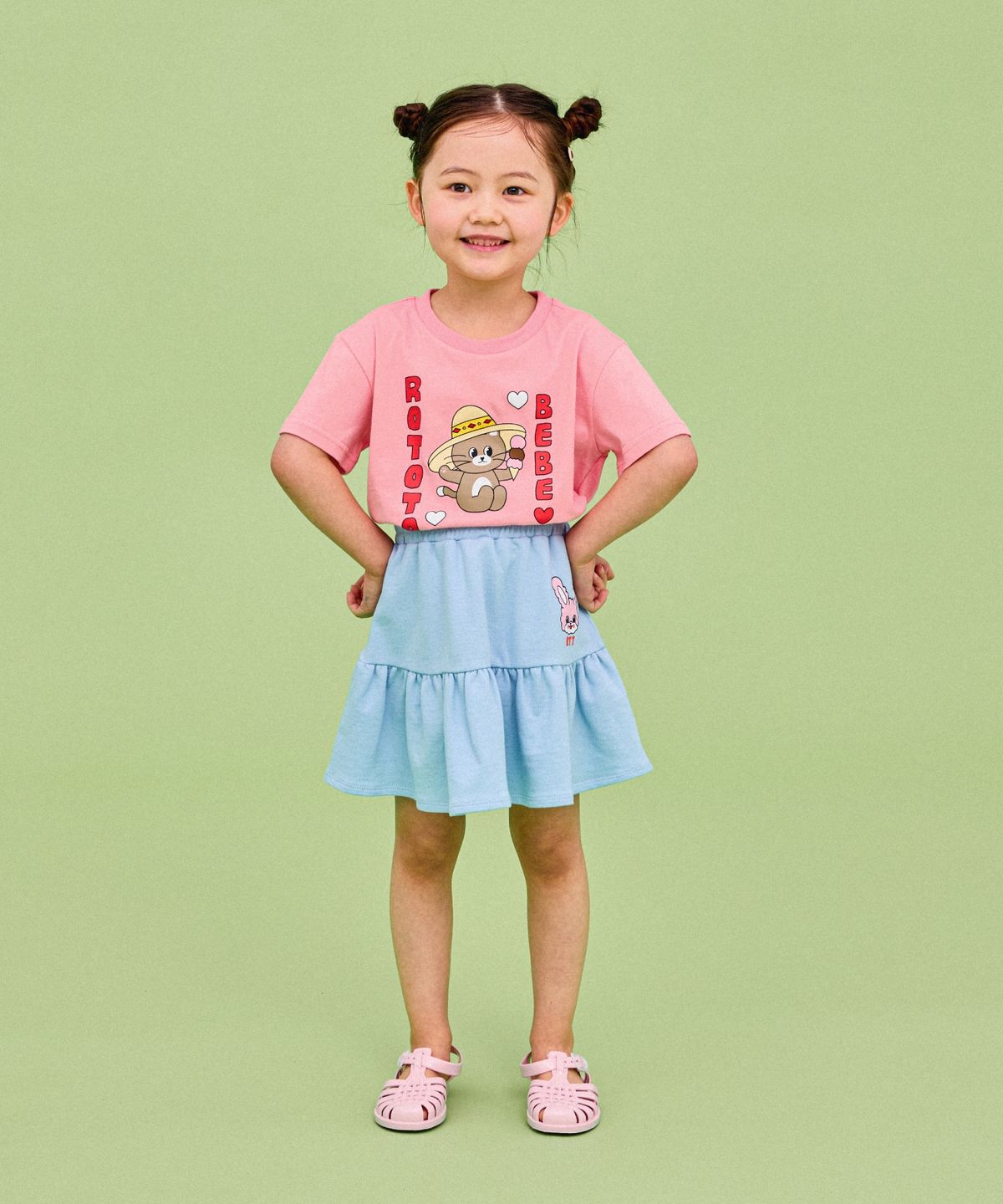 로토토베베(ROTOTOBEBE) 트로피컬스커트 블루