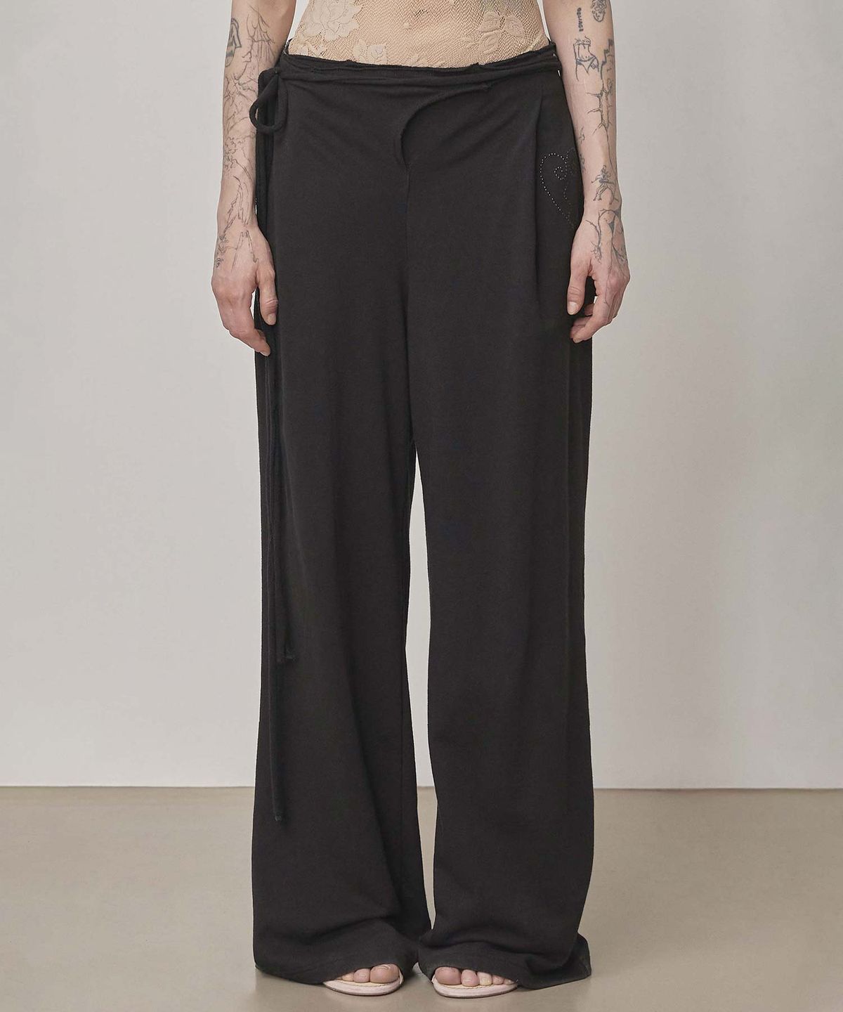 스컬프터(SCULPTOR) Wrap Sweatpants Black