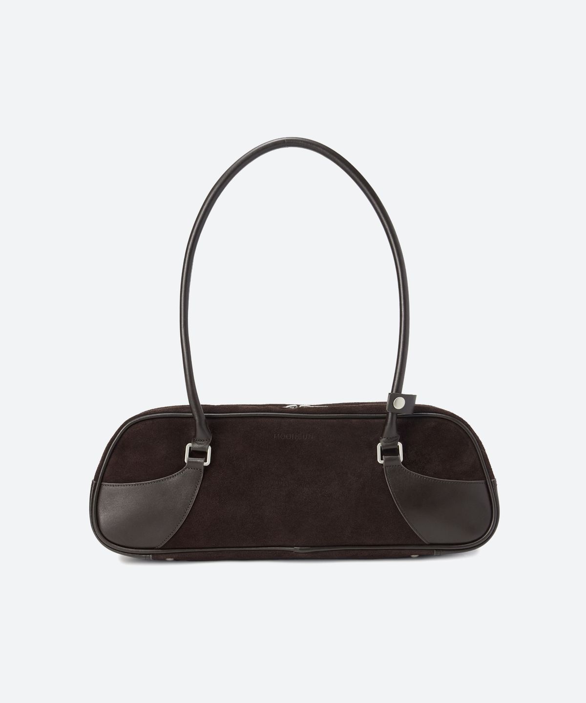 문선 아카이브(MOONSUN ARCHIVE) Suede Large Bowling Bag / Brown