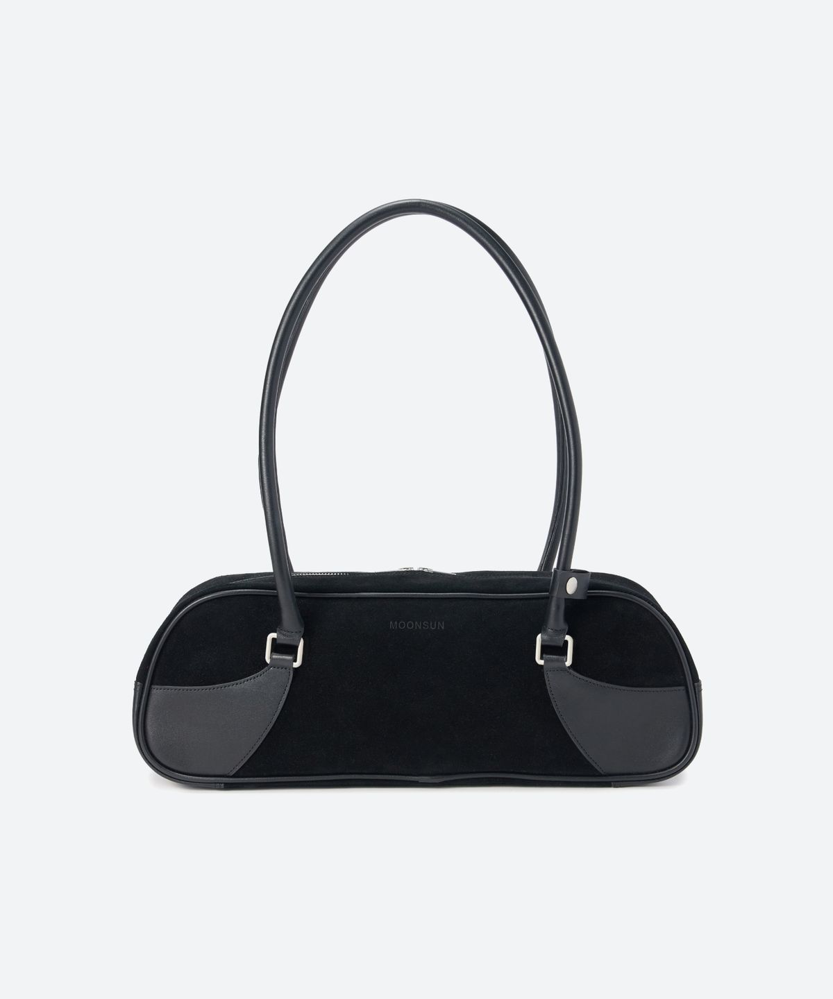 문선 아카이브(MOONSUN ARCHIVE) Suede Large Bowling Bag / Black