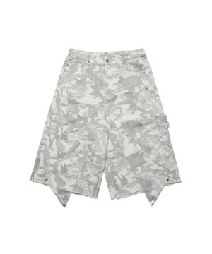 FORCE CAMO DOUBLE KNEE BERMUDA PANTS