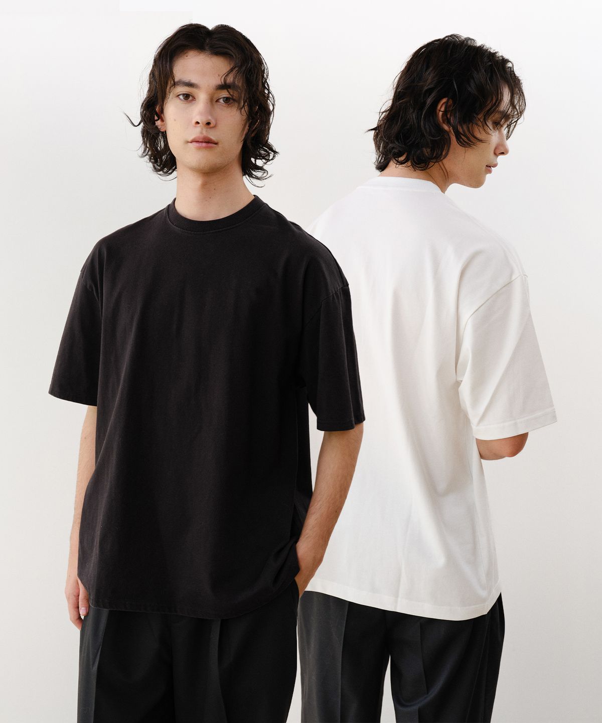 이에이(IEY) [2PACK] IEY EVERYWHERE BASIC T-SHIRTS White/Black - 사이즈 & 후기 | 무신사