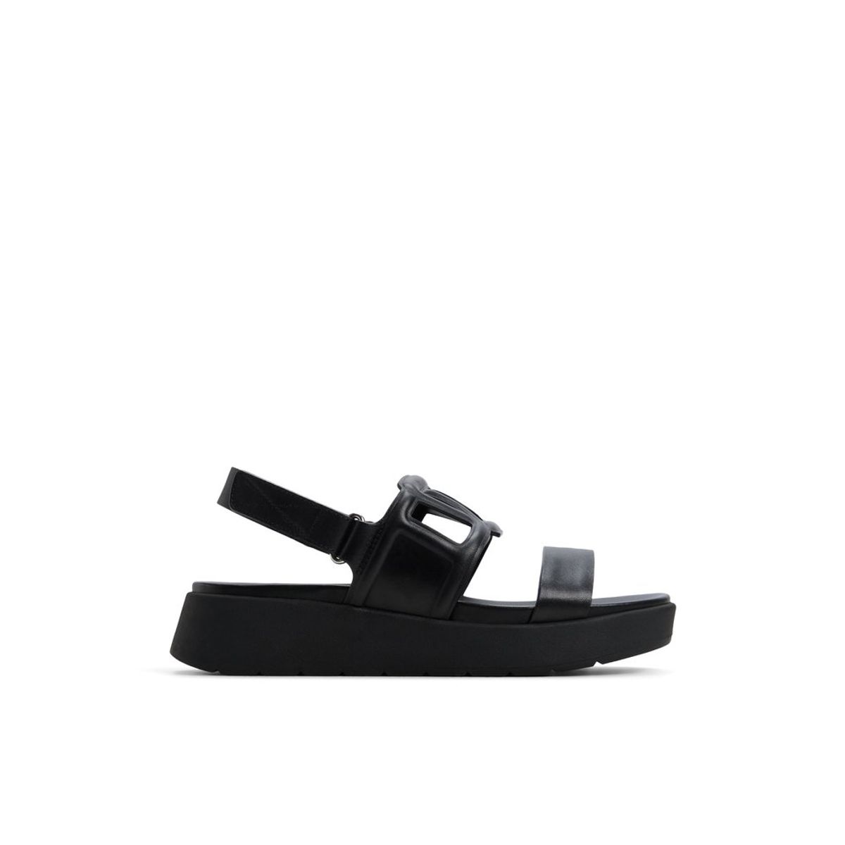 알도(ALDO) 오누비아 필로우워크 풋베드 샌들 - 블랙 ADC1D095FZ001