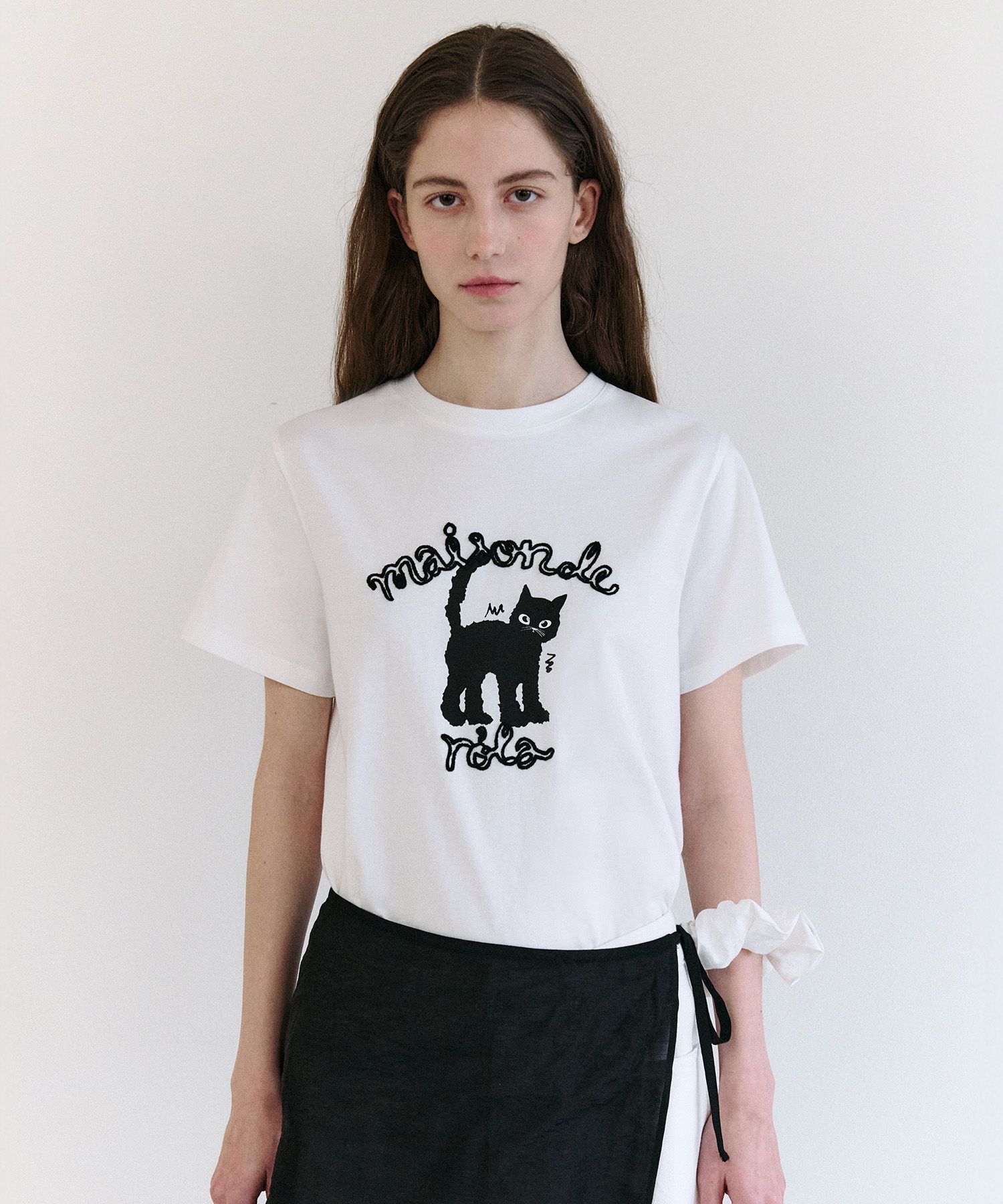★rolarola★ ROLA CAT FRIENDS TSHIRT WHITE ROLA CAT FRIENDS LOOSE FIT T-SHIRT WHITE - ROLAROLA | 60