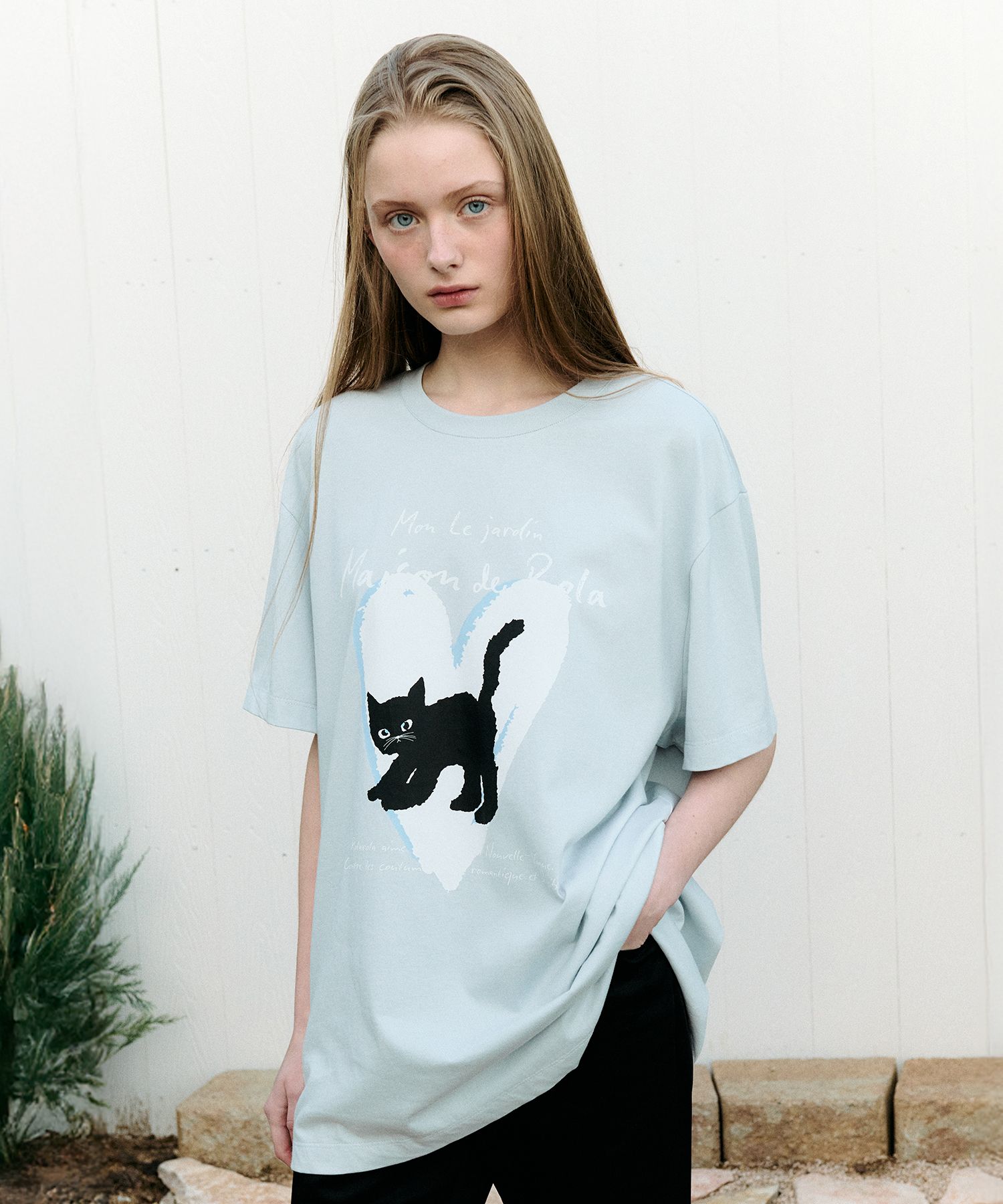 ＊韓国＊［VINVLE］Others Cats T-shirt 2color Cat T-shirts | No.1 K-fashion Store MUSINSA