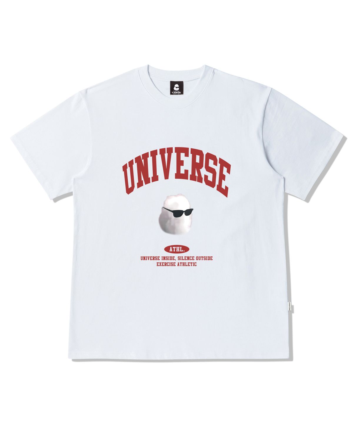 엑서사이즈(EXERCISE) ARCH UNIVERSE CLOUD T-SHIRT_WHITE