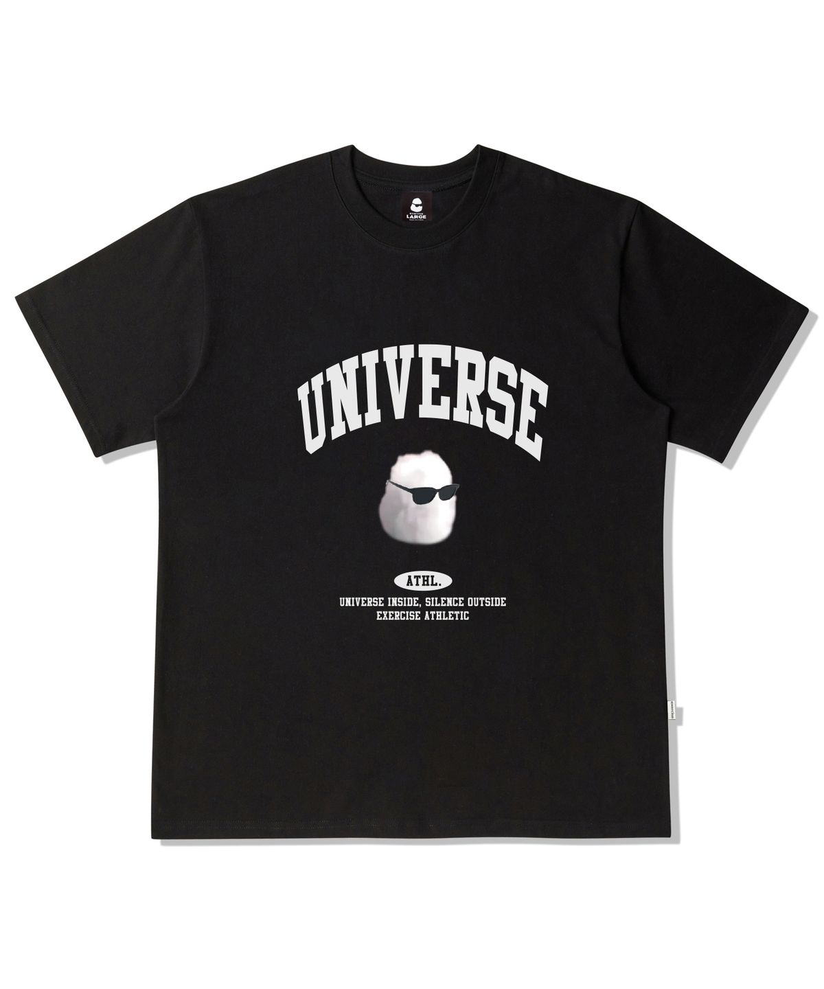 엑서사이즈(EXERCISE) ARCH UNIVERSE CLOUD T-SHIRT_BLACK