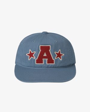 WASHED CAPITAL LOGO CAP [AQUA BLUE]