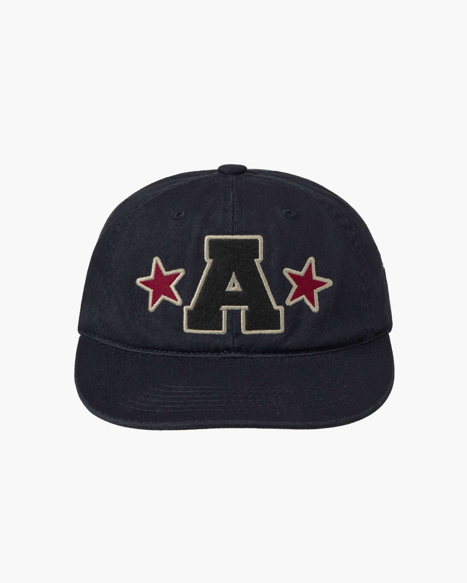 [AEAE]WASHED CAPITAL LOGO CAP [ネイビー] [NAVY TSPBC04-NVY-HAT-CAP-DAD-01-