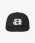 DOT SMALL LETTER NYLON CAP [BLACK]