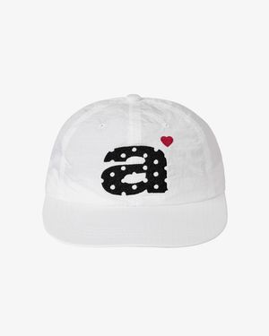 DOT SMALL LETTER NYLON CAP [WHITE]
