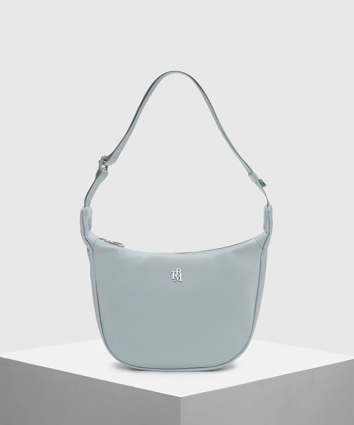 쓰리마인즈(TRM) TRM 리사이클 나일론 호보백 C.GRAY