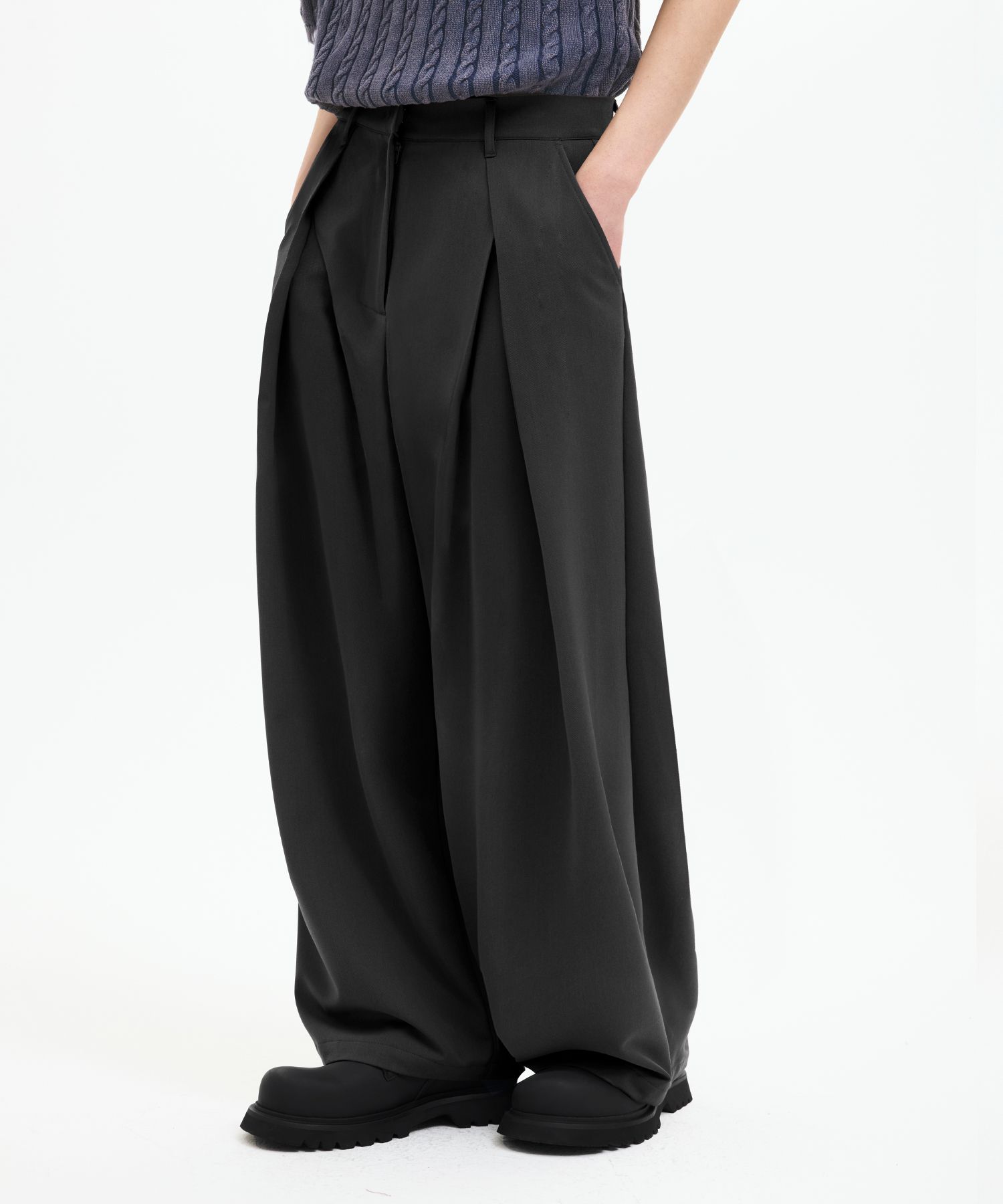 MUSINSA STANDARD LADY'S_ワイドシャーリングパンツ_4色 Musinsa Standard Woman | Official Store – Shop Trendy