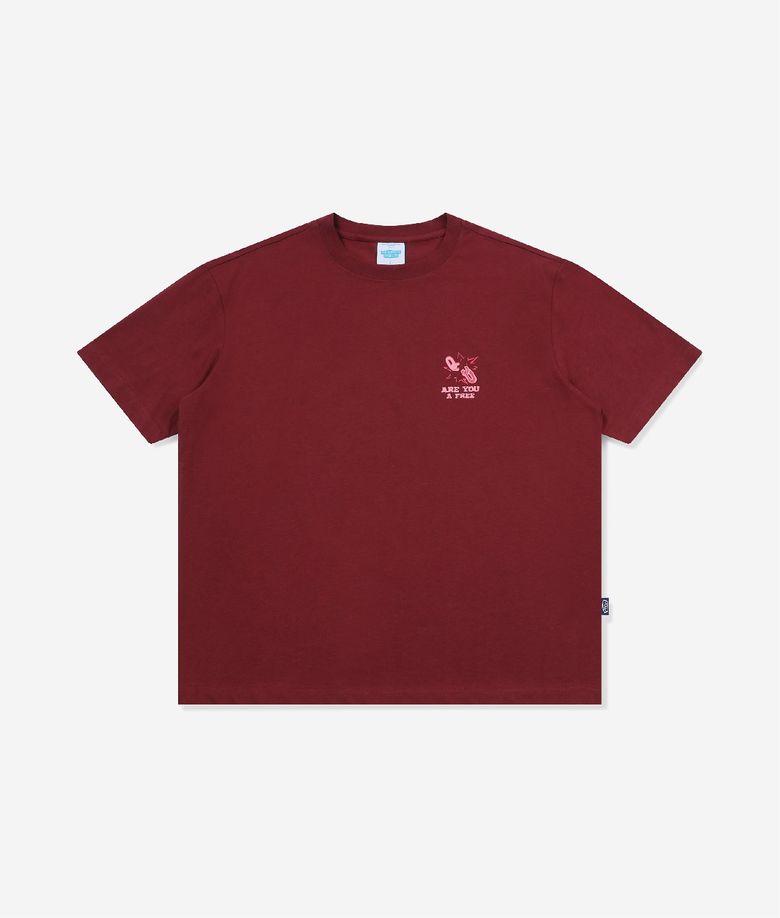 CHOOSE FREEDOM TEE (BURGUNDY)