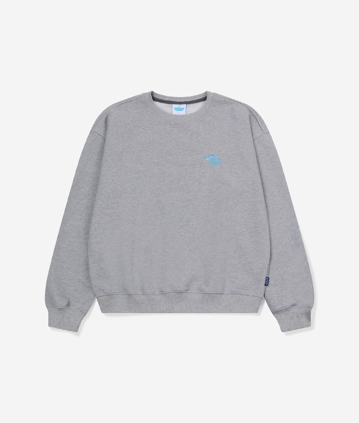 셈퍼리버(SEMPERRIBER) SPRB WAVE LOGO SWEATSHIRTS (GREY)