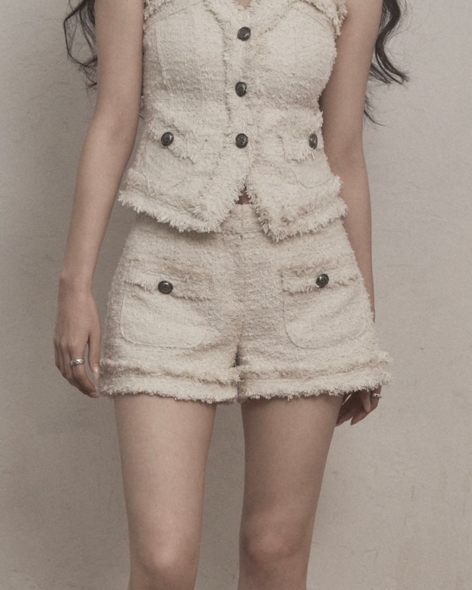 【KHAKIPOINT】25SS★ Antique Tweed Shorts-2色 MUSINSA | KHAKIPOINT Antique Tweed Shorts (ivory)