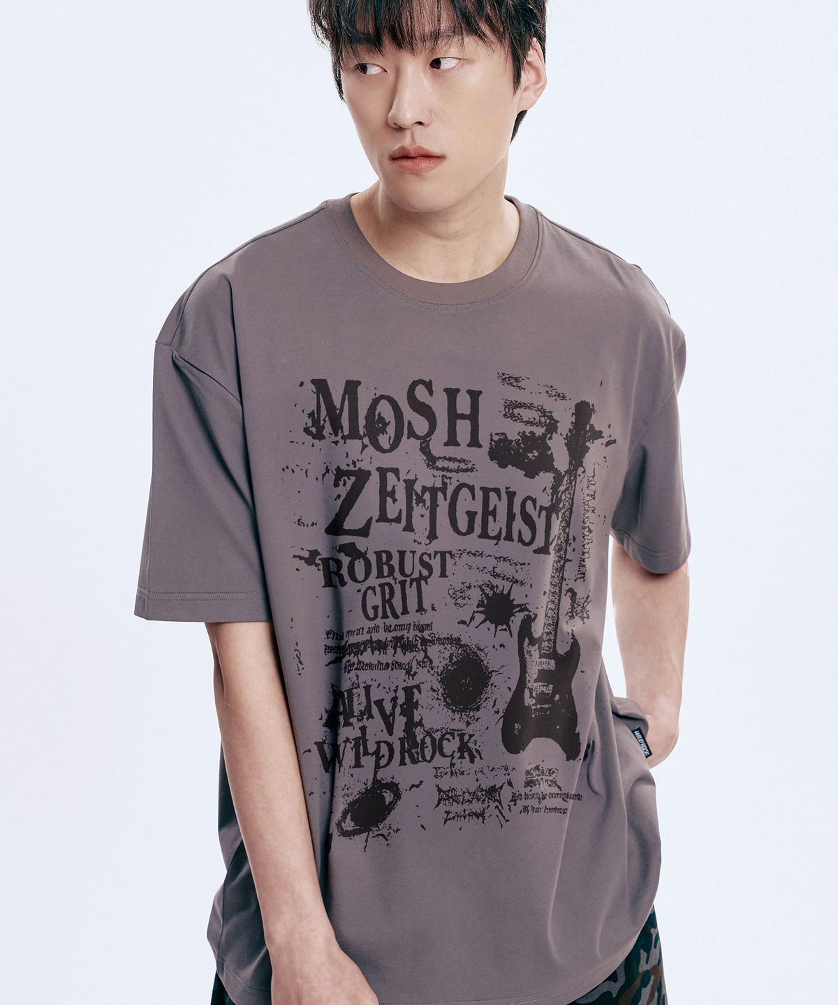 와일드락(WILDROCK) Wild Mosh Cool cotton Overfit half T-shirts