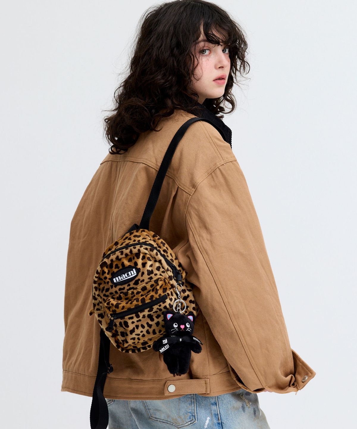 마크니(MACNI) PEPPY MICRO BACKPACK LEOPARD