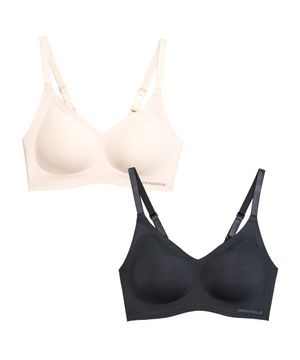 [2PACK] 소프트 쿨 인견쉘론 볼륨핏 패드일체 후크형 브라