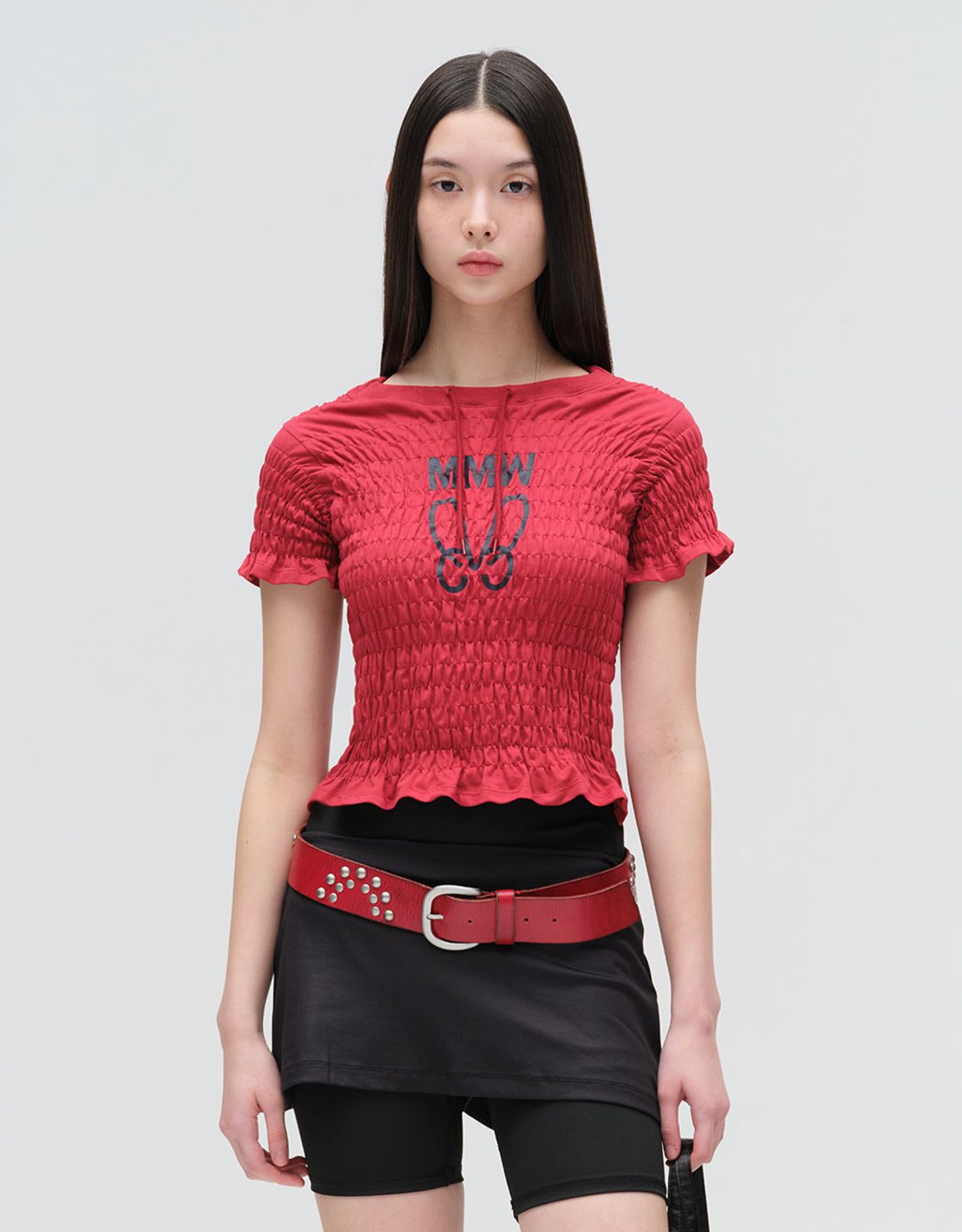 엠엠더블유(MMW) [MMW] SMOCKING HF-T (CHERRY RED)