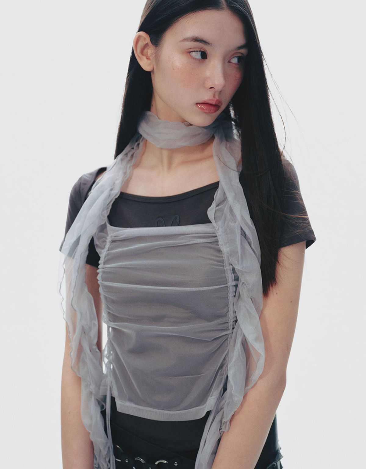 엠엠더블유(MMW) [MMW] LAYERED VEST (GREY)