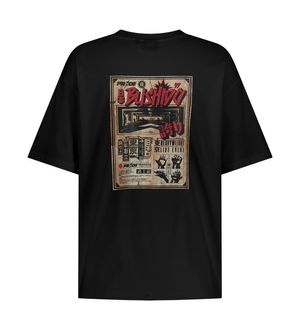 UFC 프라이드 무사도 릴렉스핏 반팔 티셔츠 블랙 U2SSW2108BK