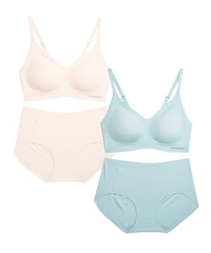 [2PACK] 소프트 쿨 인견쉘론 패드분리 후크형 브라팬티