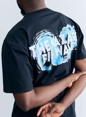 쿨링 래쉬가드 컴바인 티셔츠 AM1188 BK