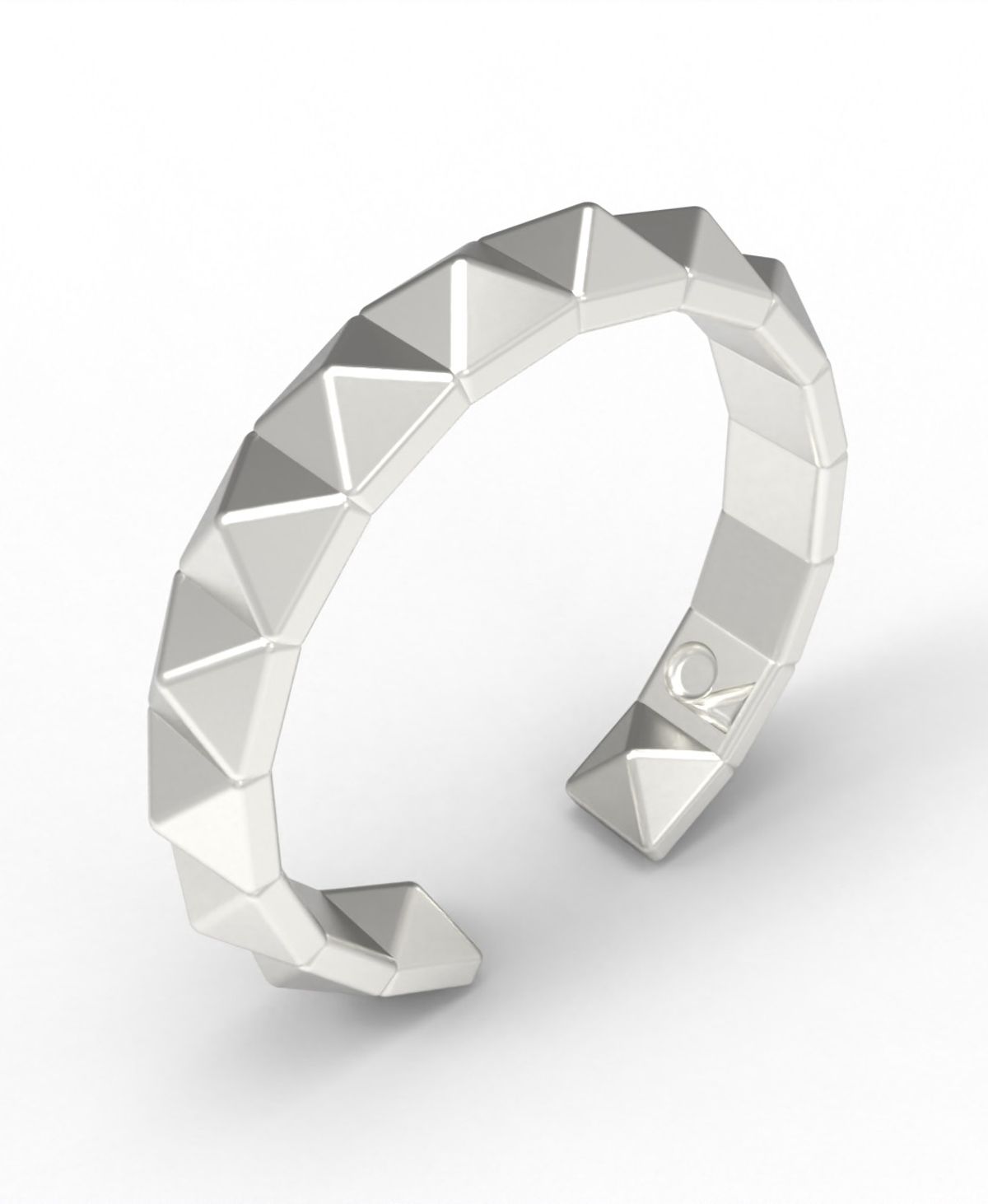 르네오브제(RENEOBJET) MOD  PYRAMIDS  EARCUFF  [925 STERLING SILVER] 스퀘어 이어커프