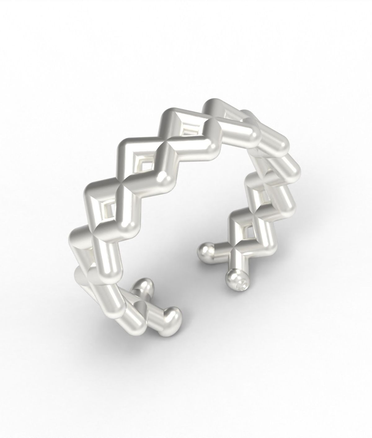 르네오브제(RENEOBJET) RAY  EARCUFF  [925 STERLING SILVER]  이어커프 귀걸이